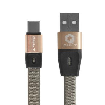 QULT Titan Flat USB Typ-C Ladekabel Datenkabel schnelles laden QC3.0